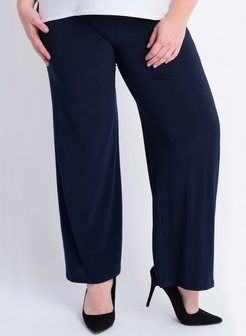 D-0003 - Trouser Solid navy blauw