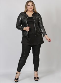 K-0031 - Zip Jacket Glitter Print 979001