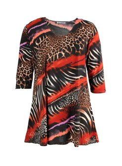B-6004 W18015 Animal Red