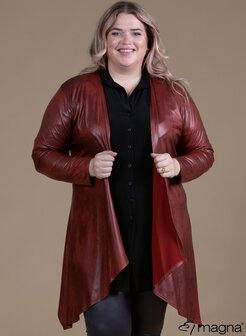 MAGNA VEST A-0074 - Basic Cover - Leather Look 028 Rust