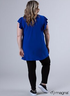C-2305 Magna Sleeveless Frill Tunic 060 royal Bleu