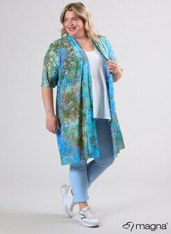 MAGNA VEST N-2402 - Jacquard Mesh Cardigan T85051