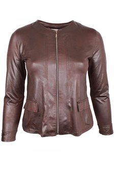 MAGNA JACKET TELESTO - LEATHERLOOK -(bruin) K-31