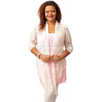 A-36 BIG ROSE BOLERO &ndash; WIT