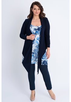 A-36 solid BOLERO &ndash;  marine blauw 017