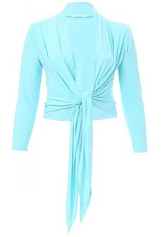 A-36 solid BOLERO &ndash;  aqua blauw 051