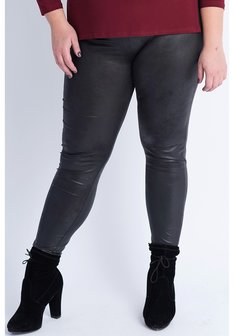   F-23-LEATHERLOOK ZWART