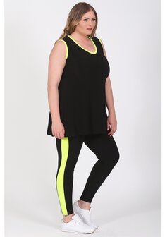 F-9002 MAGNA   LEGGING  001-074 geel neon