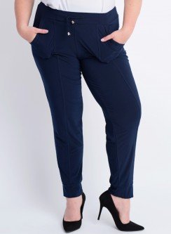 MAGNA TRAVEL BROEK Navy D-8006