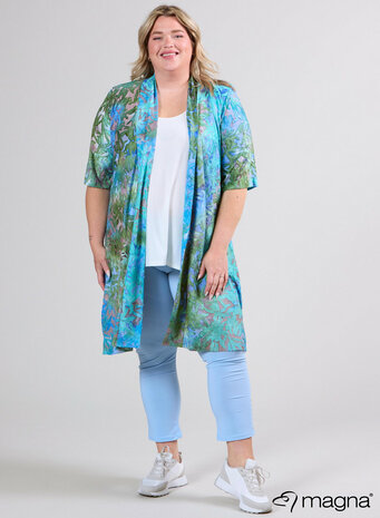 MAGNA VEST N-2402 - Jacquard Mesh Cardigan T85051