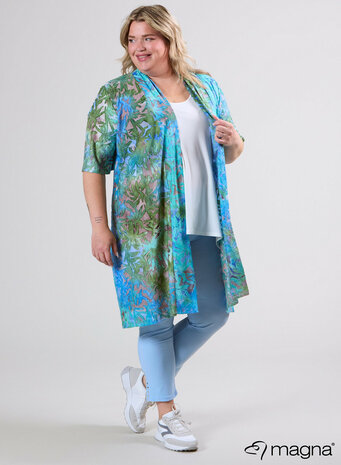 MAGNA VEST N-2402 - Jacquard Mesh Cardigan T85051
