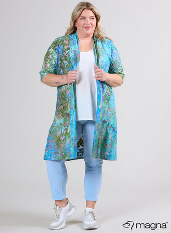 MAGNA VEST N-2402 - Jacquard Mesh Cardigan T85051