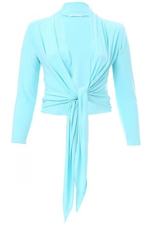 A-36 solid BOLERO –  aqua blauw 051