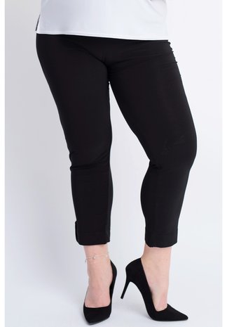 LEGGING MAGNA F-03 zwart knoop solid