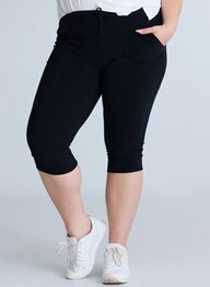 E-7001 - Detail Pocket Capri navy bleu