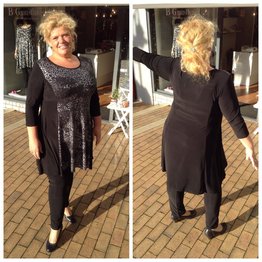 MAGNA JURK/TUNIEK C-6037 - SPARKLE LEOPARD