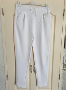 Miss Angelia Travel strecht broek wit