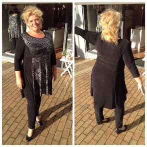 MAGNA JURK/TUNIEK C-6037 - SPARKLE LEOPARD