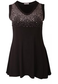 C-284-APP-SOLID -GLITTER ZWART